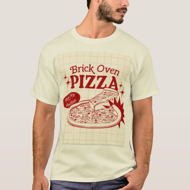 Pizza T Shirt (Framsida)