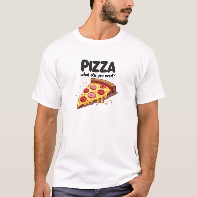 Pizza T Shirt (Framsida)
