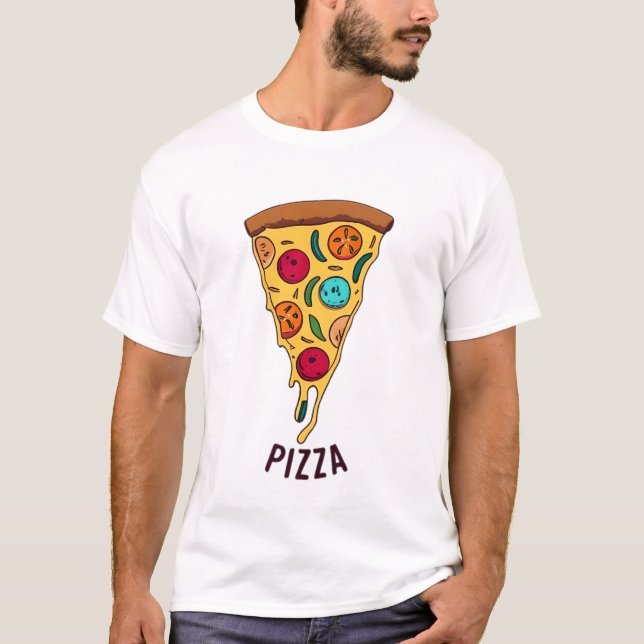 pizza t_shirt t shirt (Framsida)