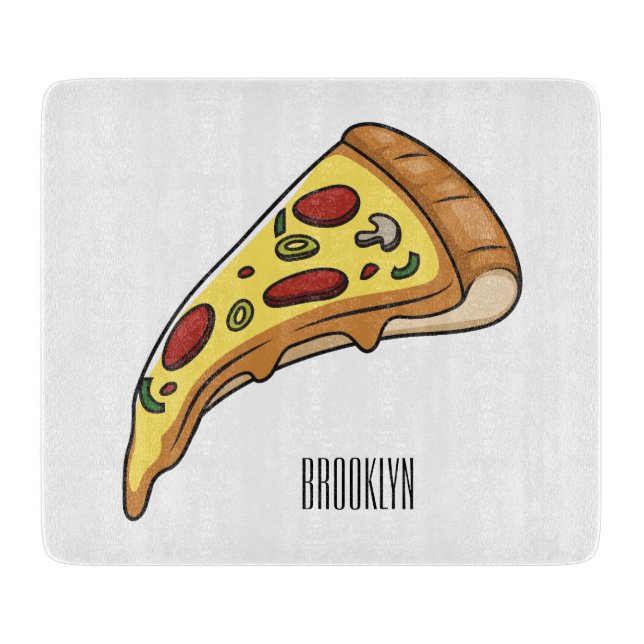 Pizza-tecknad - illustration (Framsidan)
