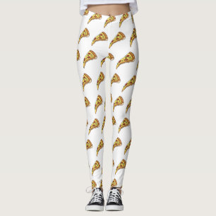 Pizza-tecknad - illustration leggings