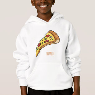 Pizza-tecknad - illustration t shirt