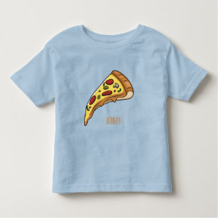 Pizza-tecknad - illustration t shirt