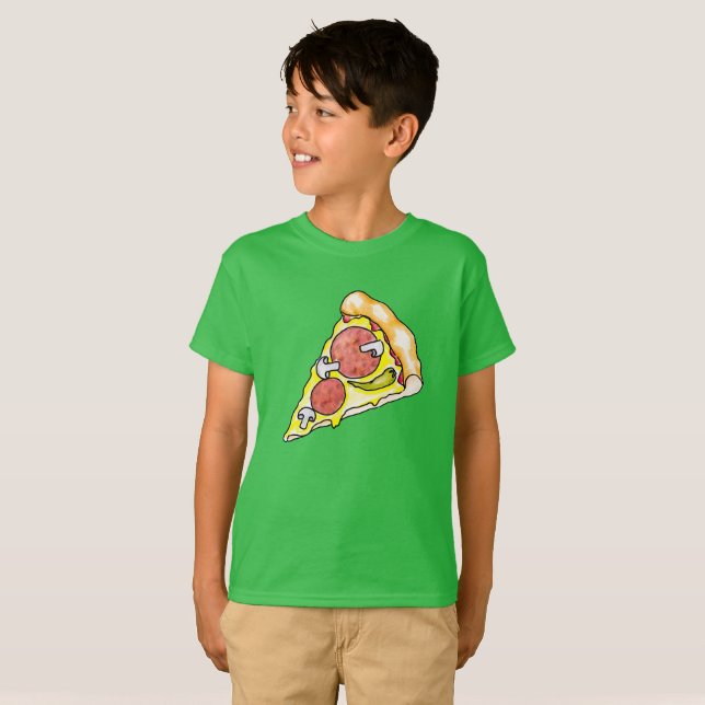 Pizza Tee Shirt (Hel framsida)