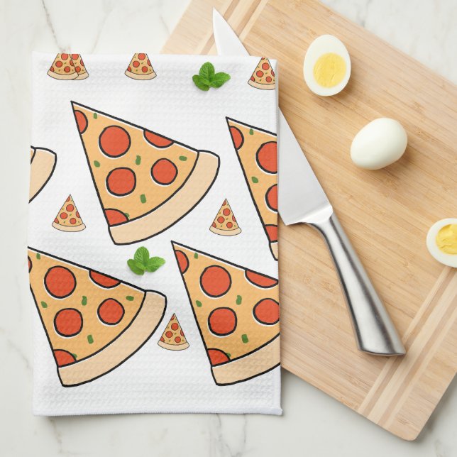 Pizza Thmet Kökshandduk (Vikt i Fjärdedel)