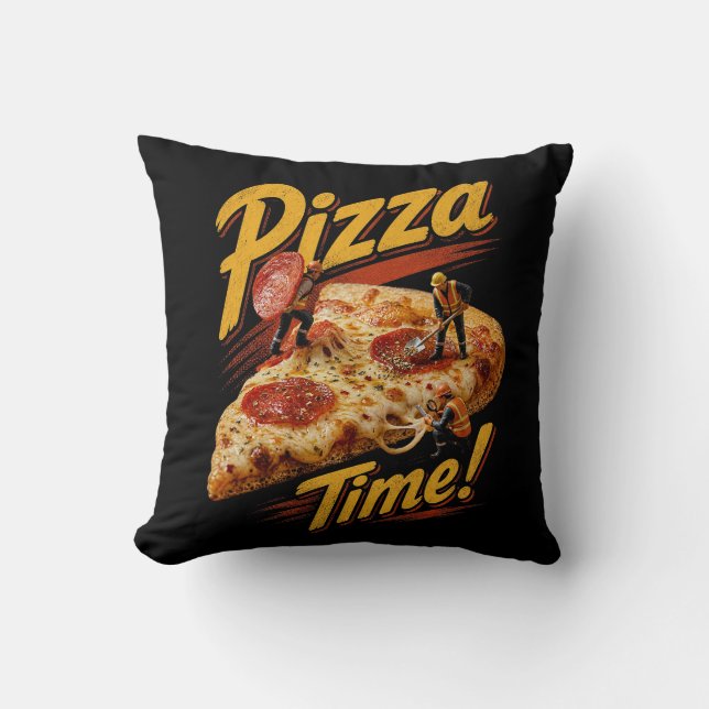 Pizza Tid! Kudde (Framsida)