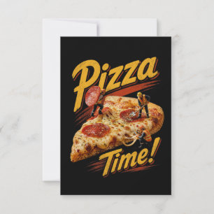 Pizza Tid! Tack Kort