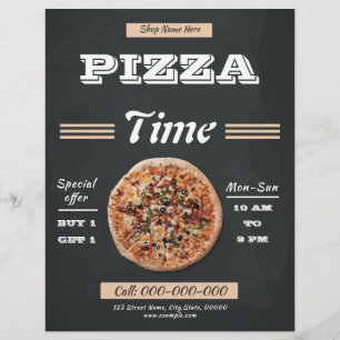 Pizza Tids Flygblad