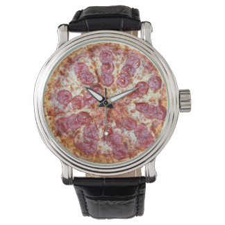 Pizza-tidsdel Armbandsur