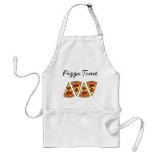Pizza Time Anpassningsbar Apron Förkläde