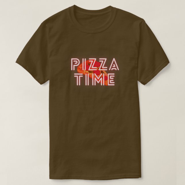 Pizza Time Lazy Chill Design 24614541 T Shirt (Design framsida)