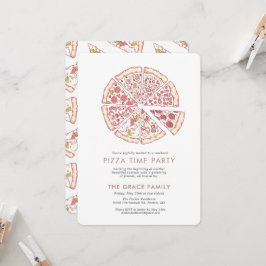 Pizza Time Party | Inbjudningar