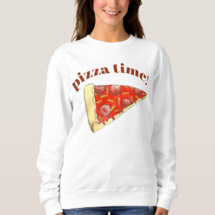 Pizza Time Pepperoni Cheese New York Slice Foodie T-shirt