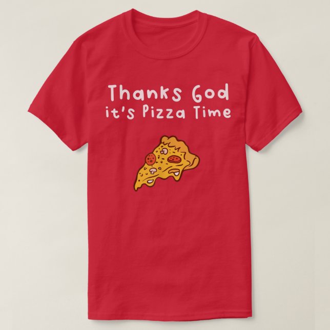 Pizza Time T-Shirt (Design framsida)