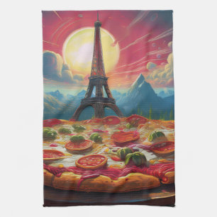 Pizza Torn Kökshandduk