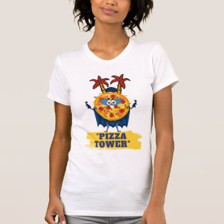 Pizza Torn T Shirt