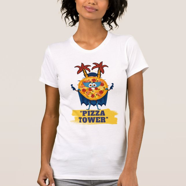 Pizza Torn T Shirt (Framsida)