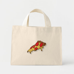 Pizza Tote Mini Tygkasse