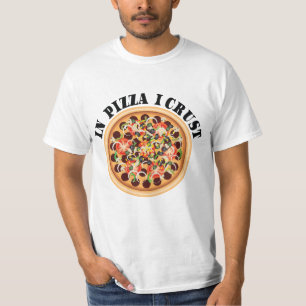 Pizza Tshirt - I Pizza I Crust T-shirt