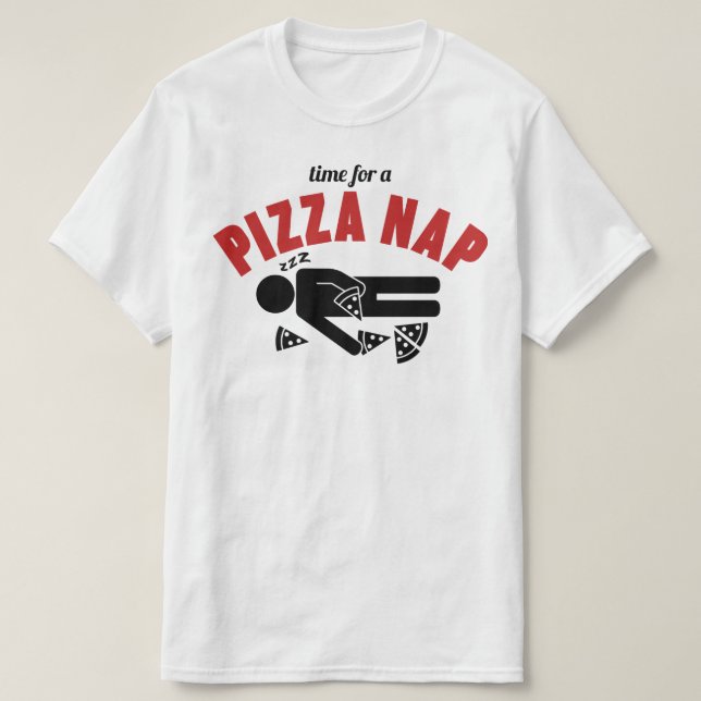 Pizza tupplur t shirt (Design framsida)