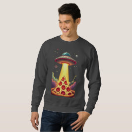 Pizza UFO-bortföranden Lång Ärmad Tröja