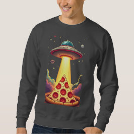Pizza UFO-bortföranden Lång Ärmad Tröja