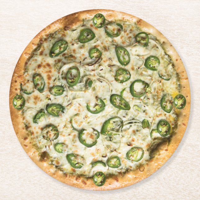 Pizza Underlägg Papper Rund (Framsidan)