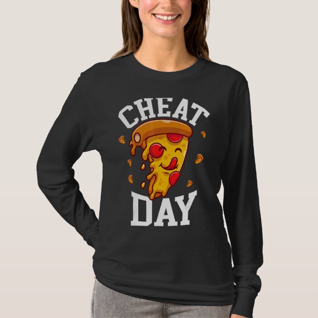 Pizza-värmemåltid för värmemadagar t shirt (Framsida)