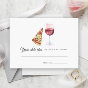 Pizza & Vin Möhippa Datum kvällstexter Tilläggskort