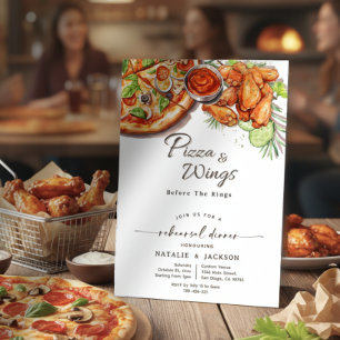 Pizza & Vingar före middagen för förnyelsen av Rin Inbjudningar