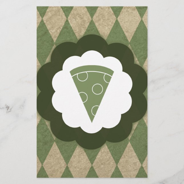 pizza vintage brevpapper (Framsida)