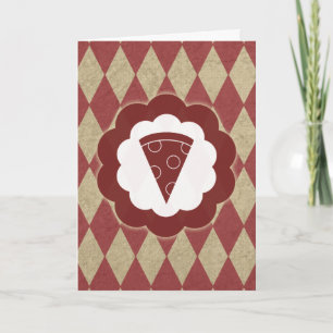pizza vintage inbjudan