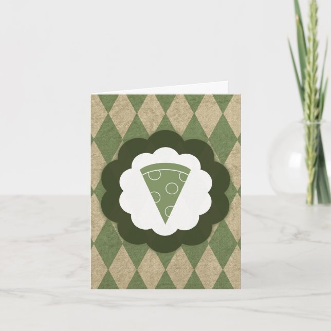 pizza vintage inbjudan (Framsida)