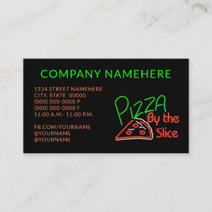 Pizza Visitkort