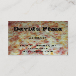 "Pizza" visitkortar Visitkort