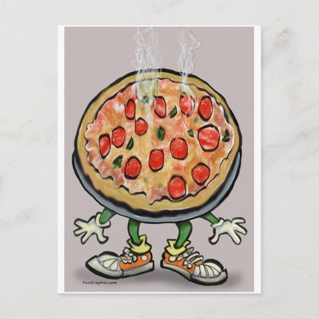 Pizza Vykort (Framsida)