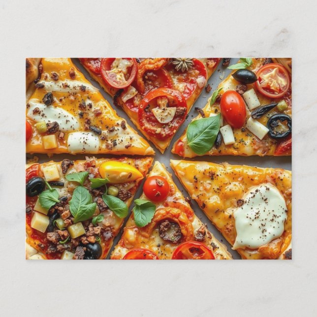 Pizza Vykort (Framsida)