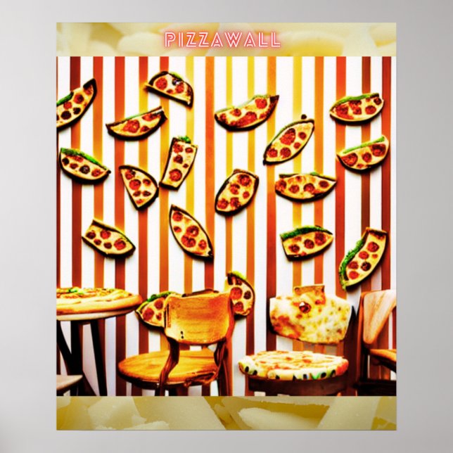 Pizza Wall Fantasy Pizzeria Poster (Framsidan)