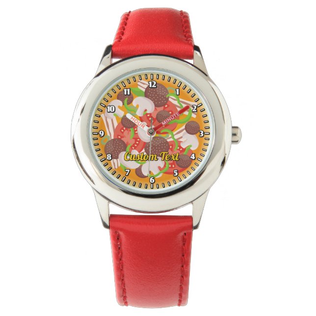 Pizza Watch Armbandsur (Framsida)