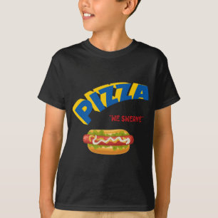 Pizza we Swerve Funny Pizza Hotdog Foodie Älskare T Shirt