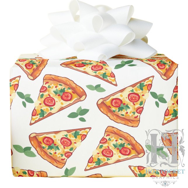 Pizza Wrapping Papper Presentpapper (Skapare uppladdad)