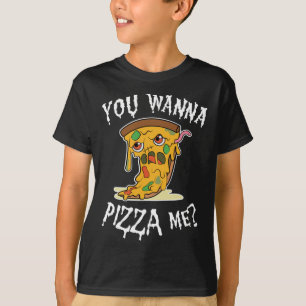 Pizza Zombie Du vill pizza Pun Halloween mat T Shirt