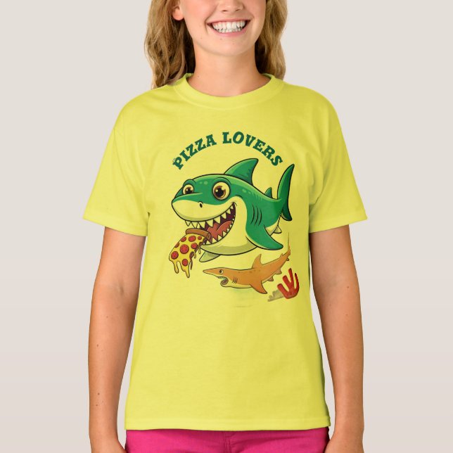 Pizzaälskare T Shirt (Framsida)
