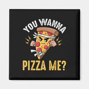 Pizzaälskare - Vill du pizza mig ninja karate kawa Magnet