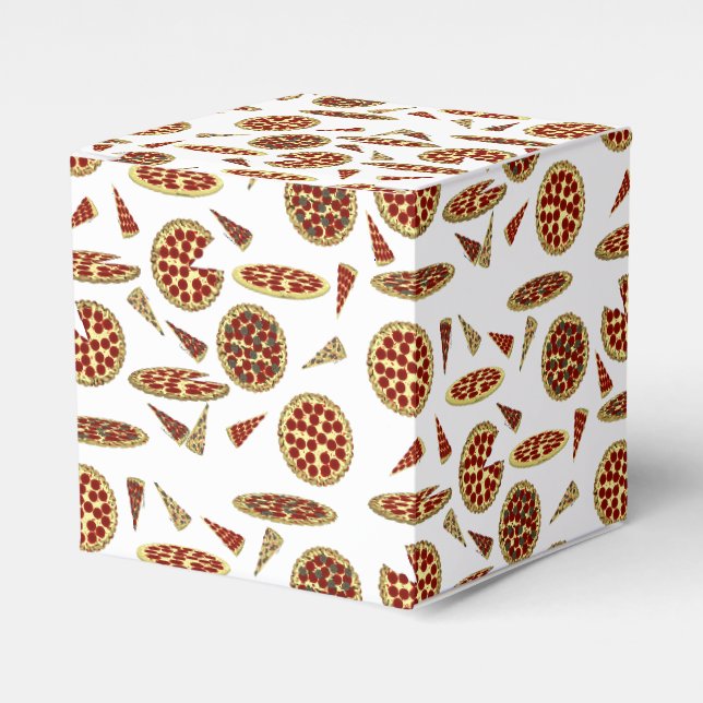 Pizzaälskarens mönster presentaskar (Framsidan Sidan)