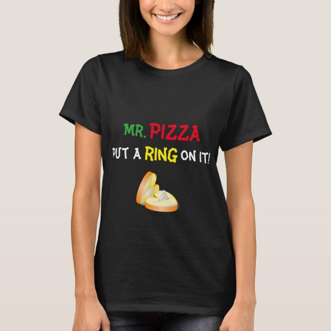 Pizzaälskareskjorta Tee (Framsida)