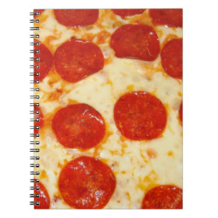 Pizzaanteckningsbok Anteckningsbok Med Spiral