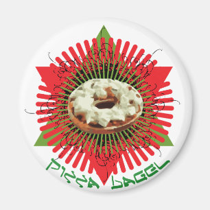 Pizzabagel: Judisk italienare Magnet