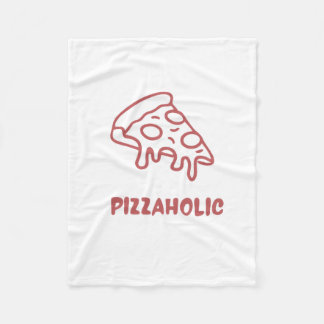 Pizzaberoende  fleecefilt