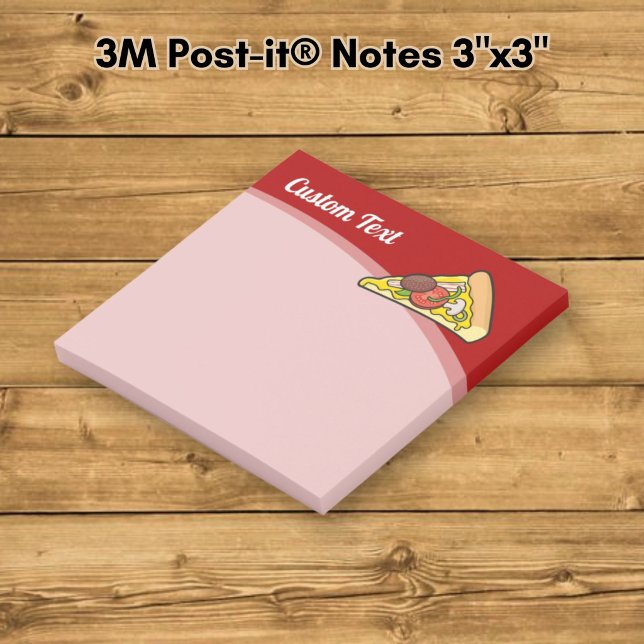 Pizzabit Post-it Block (Skapare uppladdad)